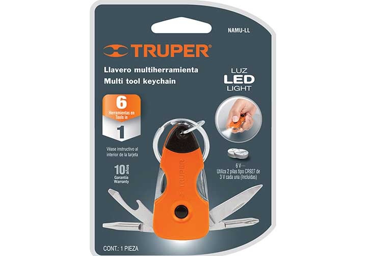 Dụng cụ đa năng có đèn led 6 chi tiết Truper 13336 (NAMU-LL)