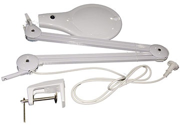 Kính lúp kẹp bàn có đèn led độ phóng đại 2.25X Proskit MA-1209Li