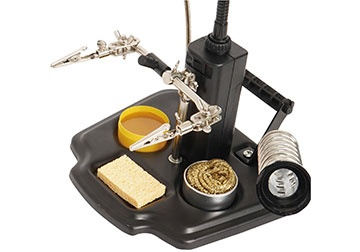 Kính lúp kẹp Broad có đèn led độ phóng đại 4X Proskit SN-396