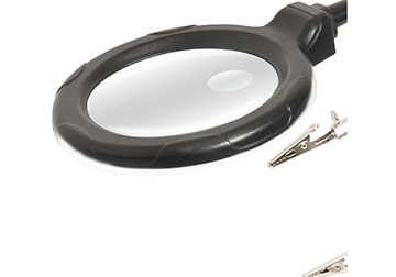 Kính lúp kẹp Broad có đèn led độ phóng đại 4X Proskit SN-396