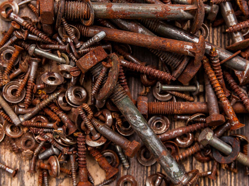 Hình ảnh minh họa kim loại rỉ sét